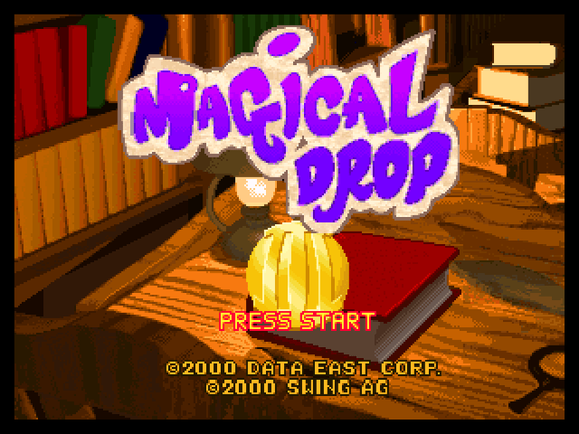 Magical Drop III + Wonderful title screen for Playstation